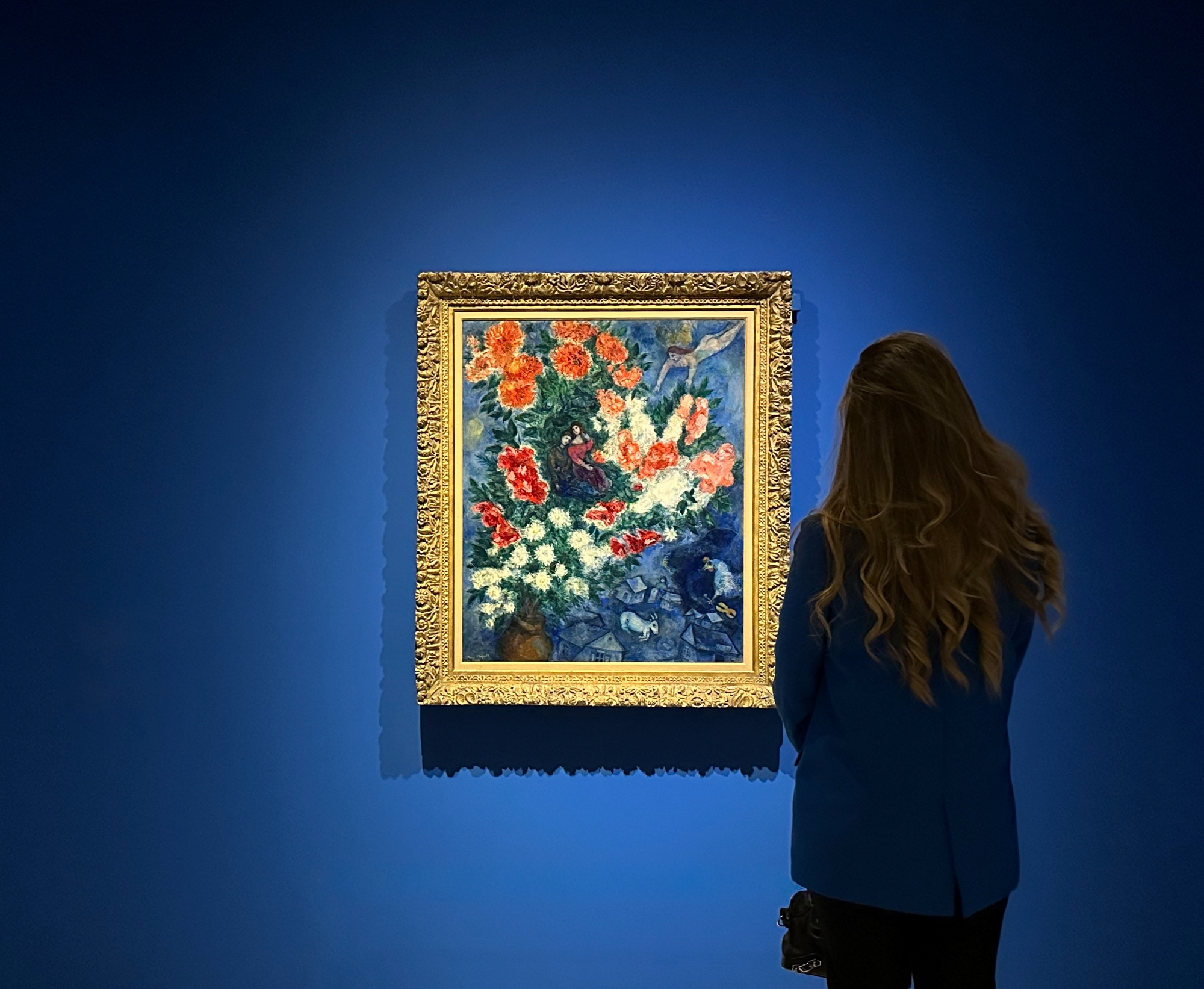 Installation view Chagall il colore dei sogni