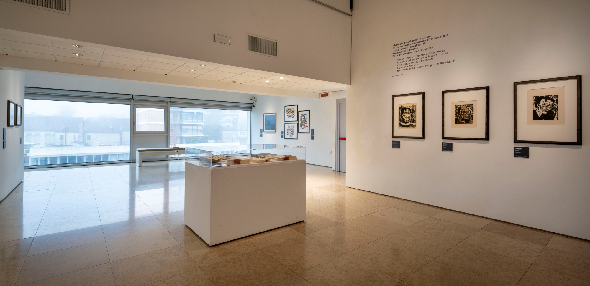 installation view dela mostra Munch la rivoluzione espressionista