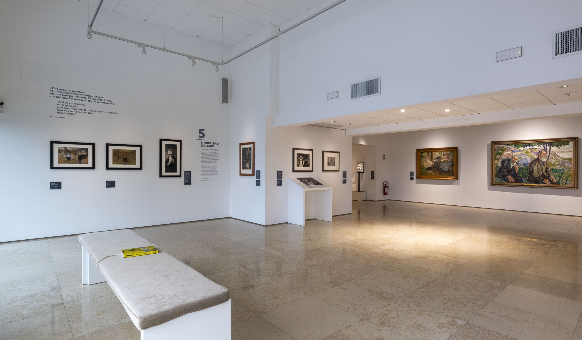 Installation view mostra Munch La rivoluzione espressionista